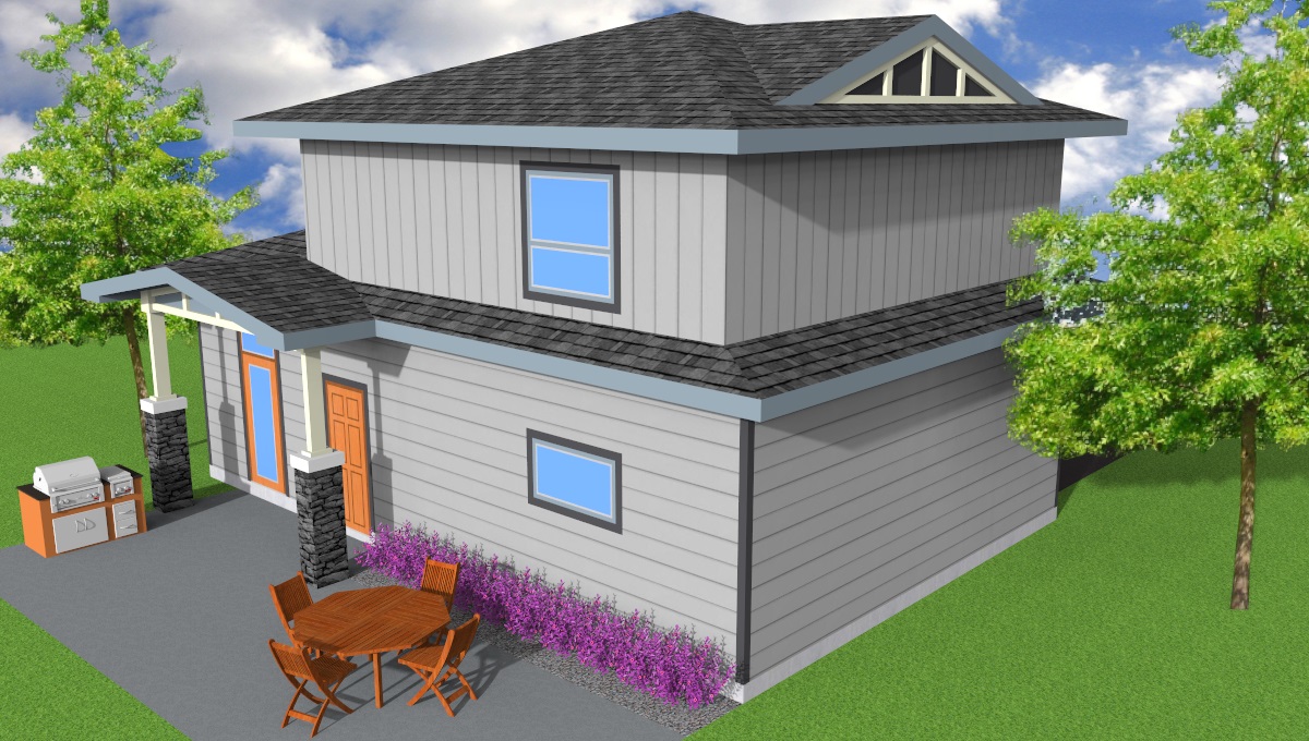 2 Level Garage Suite with 2 Bedroom 1 1/2 Bath | Aurora Home Designs Edmonton